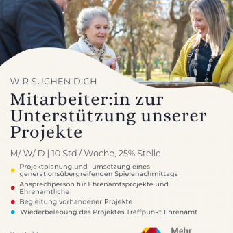 Stellenausschreibung ab 01.01.2026